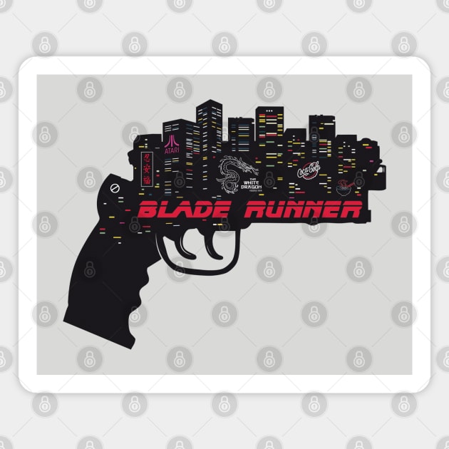 Blade runner movie art inspired Magnet by 2ToastDesign